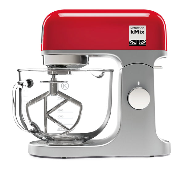 KMix Stand Mixer Red - With Glass Mixing Bowl