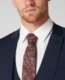 Floral Tie - Maroon