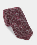 Floral Tie - Maroon
