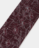 Floral Tie - Maroon