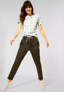 Flower Aop T-shirt - Vanilla White