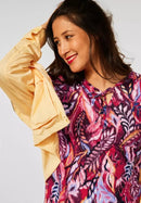 Printed Jersey Tunic - Cherry Red