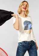 Partprint Shirt - Off White