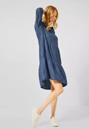 Lyocell Dress - Mid Blue