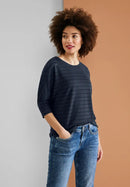 Stripe Dessin Shirt - Deep Blue