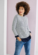 Tapeyarn Dolman Jumper - Deep Blue