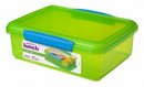 2 Litre Klip Lunch Box Assorted Colours