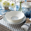 Porcelain Modern Deco Pasta Bowl