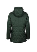 Hooded Padded Jacket - Dark Blue Green