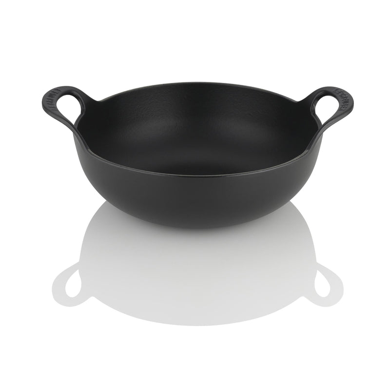 24cm Cast Iron Balti Dish - Satin Black