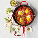 26cm Cast Iron Skillet - Cerise