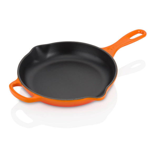23cm Cast Iron Fry Pan With Metal Handle - Volcanic