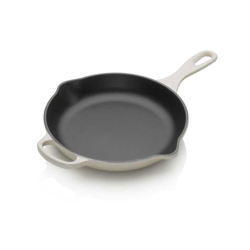 26cm Cast Iron Fry Pan With Metal Handle - Meringue