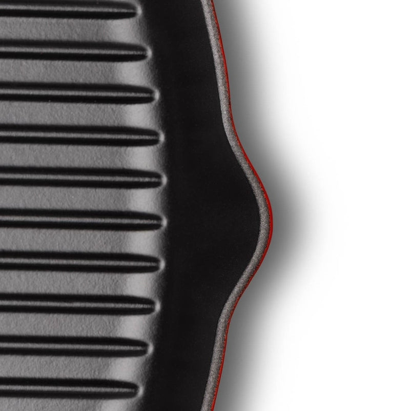 26cm Signature Cast Iron Square Grillit - Cerise