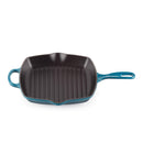 26cm Signature Cast Iron Square Grillit - Deep Teal