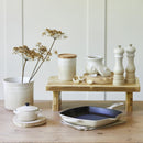 26cm Signature Cast Iron Square Grillit - Meringue