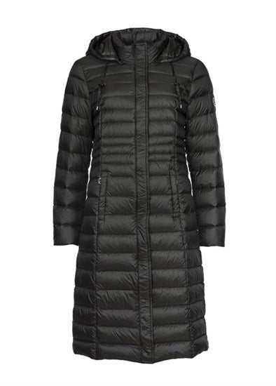 Long Padded Coat - Dark Olive