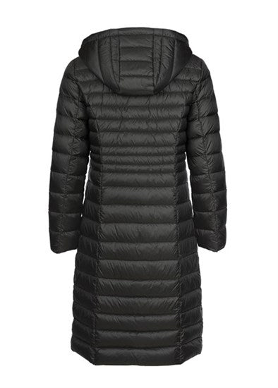 Long Padded Coat - Dark Olive