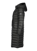 Long Padded Coat - Dark Olive