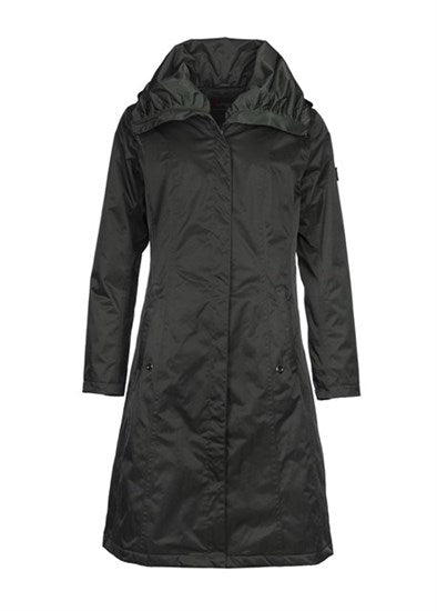 Long Rain Proof Coat - Dark Olive
