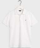 The Original Short Sleeve Pique Pol - White