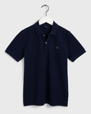 The Original Short Sleeve Pique Pol - Silver Lake Blue