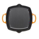 Deep Square Cast Iron Grill 30cm - Volcanic