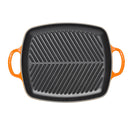 Shallow Cast Iron Rectangular Grill 30cm - Volcanic