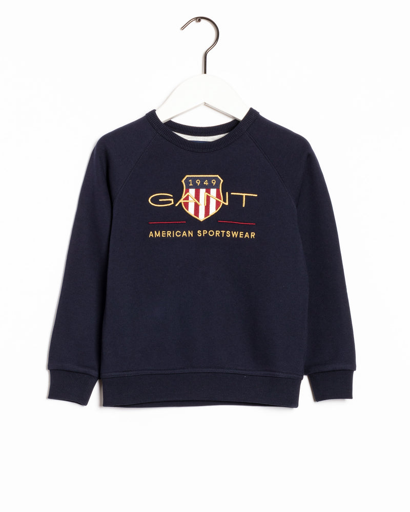 Archive Shield Sweatshirt - Evening Blue