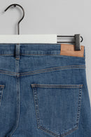 Slim Jeans - Dark Blue Worn In