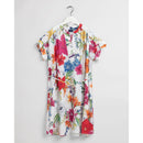 Humming Floral Popover Dress - Eggshell