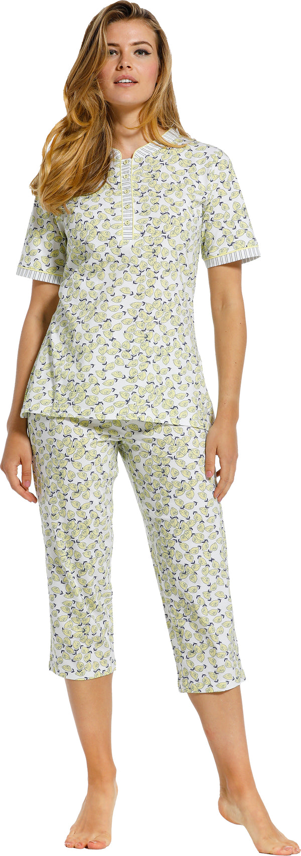 Pyjama Capri - Light Yellow
