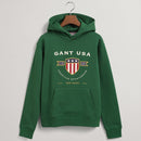Banner Shield Hoodie - Forest Green