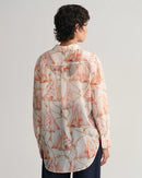 Sailing Print Cotton/Silk Shirt - Cream