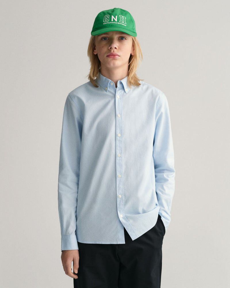 Oxford Button Down Shirt - Capri Blue