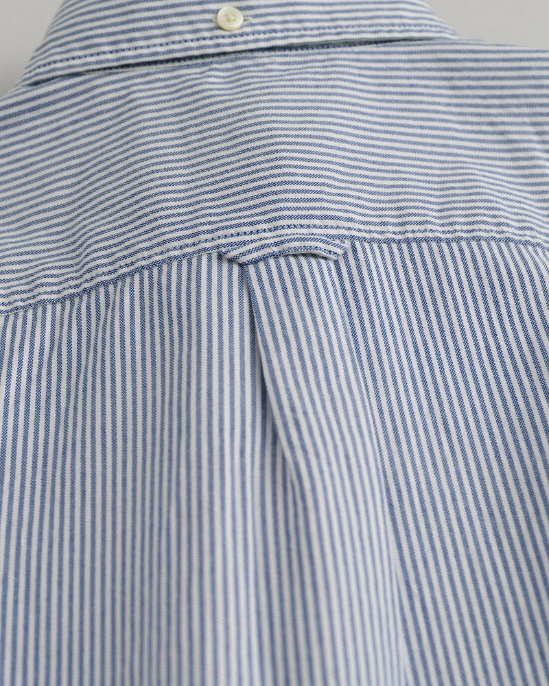 Oxford Stripe Shirt - College Blue