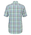 Short Sleeve Check Shirt - Green