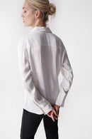 Satin Feel Shirt - Beige
