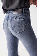 Destiny Push Up Crop - Blue