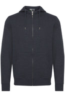 Morgan Zip Hoodie - Navy Melange