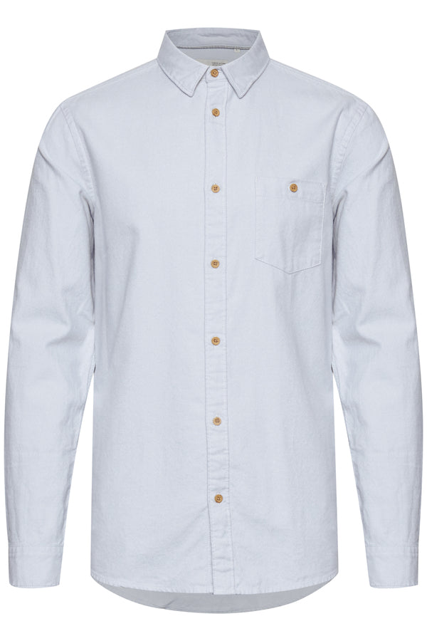 Juan Button Down Flannel Shirt - Kent Blue