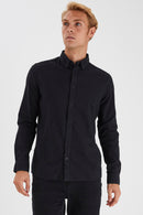 Juan Button Down Shirt - Mid Grey