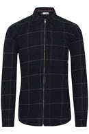 Mal Long Sleeve Check Shirt - Insignia Blue