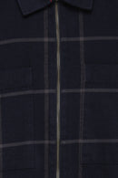 Mal Long Sleeve Check Shirt - Insignia Blue