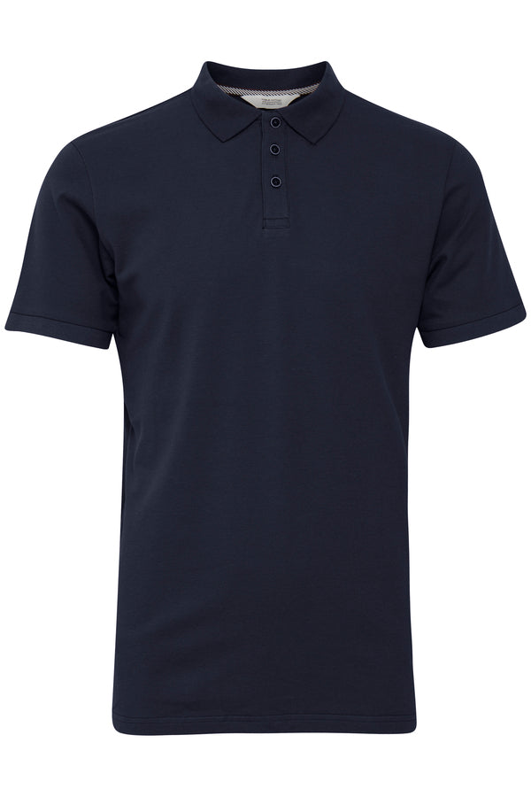 Phil Plain Short Sleeve Polo Shirt - Insignia Blue