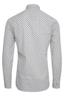 Reef Long Sleeve Print Shirt - White