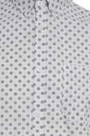 Reef Long Sleeve Print Shirt - White