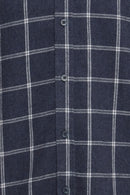 Terkil Window Check Shirt - Insignia Blue