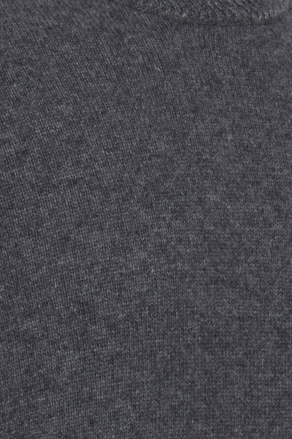 Vaughn Crew Neck Jumper - Grey Melange