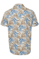 Bryant Short Sleeve Print Shirt - Oatmeal